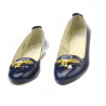 Women casual shoes 639 patent indigo