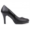 Women stylish, elegant shoes 1207 black combined