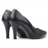 Women stylish, elegant shoes 1207 black combined