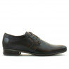 Men stylish, elegant shoes 743 a brown