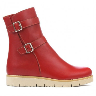 Women boots 3321 red