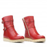 Women boots 3321 red