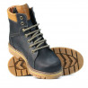 Teenagers boots 439-1 tuxon indigo+brown