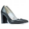 Pantofi eleganti dama 1261 piton negru