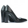 Pantofi eleganti dama 1261 piton negru