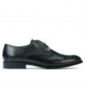 Men stylish, elegant shoes 879 black
