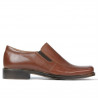 Men stylish, elegant shoes 789 brown 