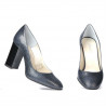 Women stylish, elegant shoes 1269 piton indigo