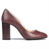 Women stylish, elegant shoes 1269 piton bordo