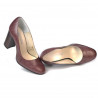 Women stylish, elegant shoes 1269 piton bordo