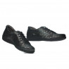 Pantofi casual dama 698 negru sidef