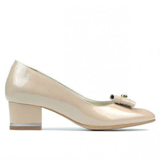 Pantofi eleganti dama 1270 lac ivoriu