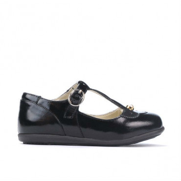 Small children shoes 63c patent black combined