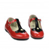 Small children shoes 63c patent red combined
