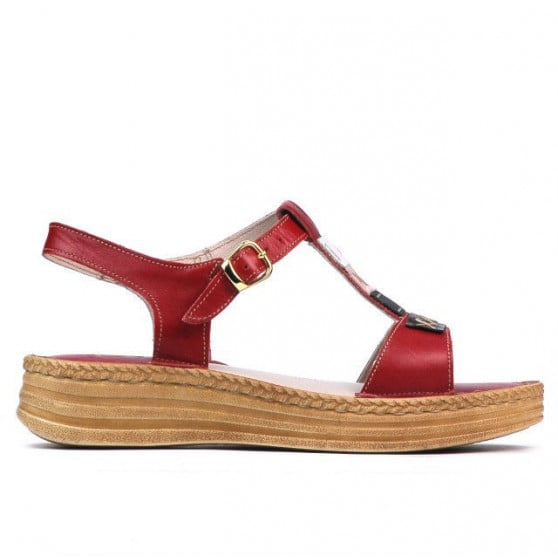 Women sandals 5040-1 red