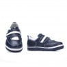 Small children shoes 64c indigo+white