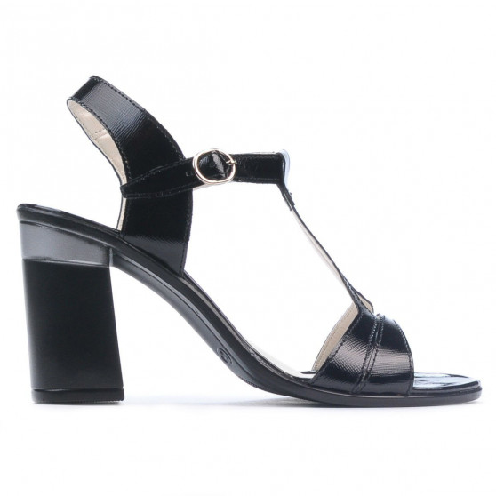 Women sandals 5055 patent black