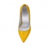 Women stylish, elegant shoes 1246 yellow