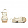 Women sandals 5054 golden