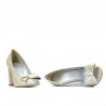 Women sandals 1271 beige pearl