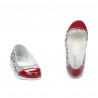Children shoes 171 patent red combined