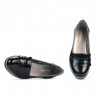 Women casual shoes 699 patent black combined