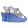 Sandale dama 5054 bleu argento