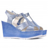 Sandale dama 5054 bleu argento