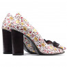 Women sandals 1271 grena floral multicolor