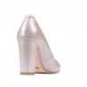 Women stylish, elegant shoes 1261 cappuccino pearl