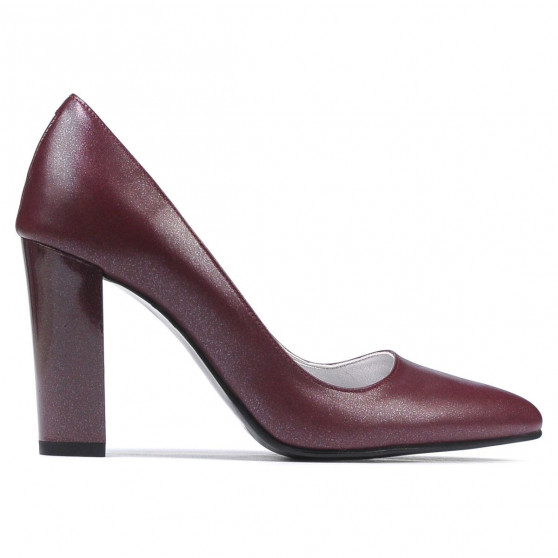 Pantofi eleganti dama 1261 bordo sidef