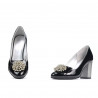 Women stylish, elegant shoes 1272 patent black