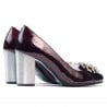 Pantofi eleganti dama 1272 lac bordo