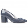 Women stylish, elegant shoes 1268 piton indigo