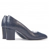 Women stylish, elegant shoes 1268 piton indigo
