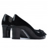 Women stylish, elegant shoes 1265-1 patent black