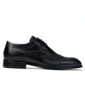 Men stylish, elegant shoes 892 black