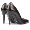 Women stylish, elegant shoes 1241 brown pearl