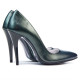 Pantofi eleganti dama 1241 verde sidef
