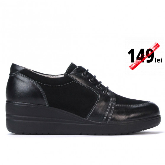 Women casual shoes 6006 black combined