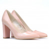 Women stylish, elegant shoes 1261 pudra pearl