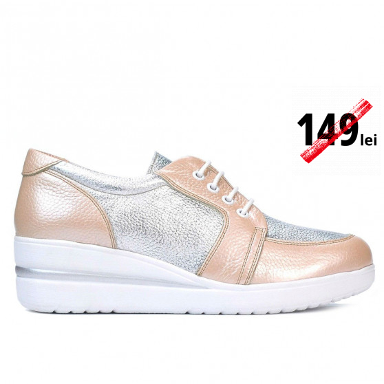 Women casual shoes 6006 pudra combined