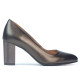 Women stylish, elegant shoes 1273 brown pearl