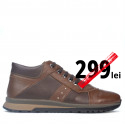 Pantofi casual barbati 4110 brown+cafe