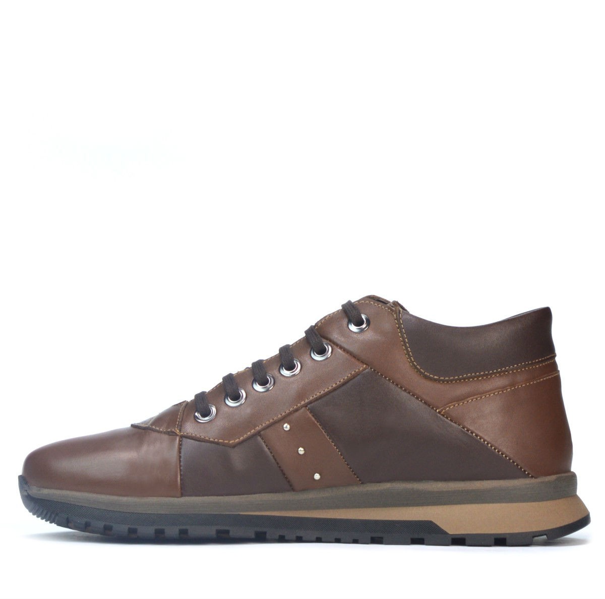 Pantofi casual barbati 4110 brown+cafe price 299 lei - Marelbo