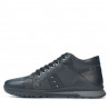 Men casual shoes 4110 black+gray