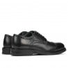 Men stylish, elegant shoes 896 black