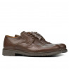 Men stylish, elegant shoes 894 brown