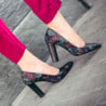 Pantofi eleganti dama 1261 negru pastel