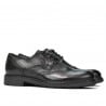 Men stylish, elegant shoes 894 black